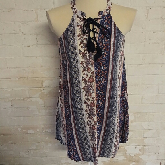 J for Justify Dresses & Skirts - *2/15, 3/20* Lace up neck sleeveless dress